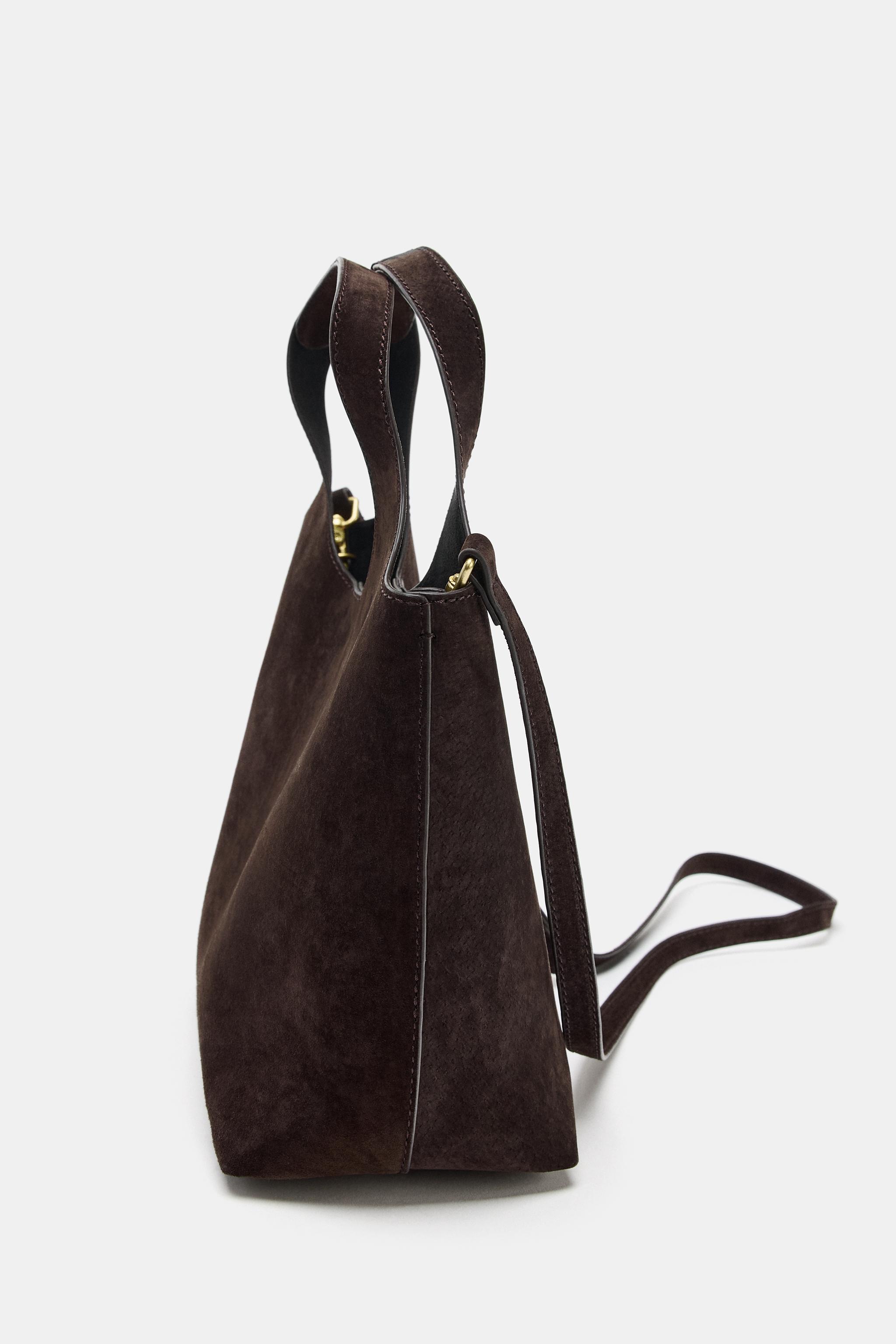 LEATHER MINI SHOPPER BAG